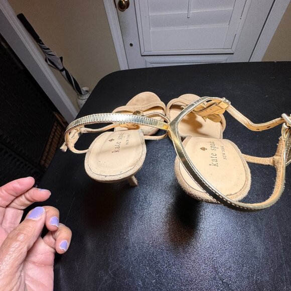 KAte spade size 7 sandal with jeweled accents - Picture 2 of 12